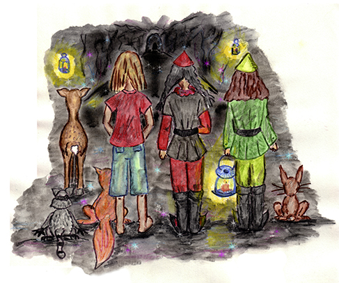 Illustration- Kinderbuch / Der Junge aus dem Wald 2021