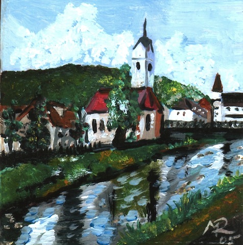 Elsterblick zur Marienkirche in Untermhaus