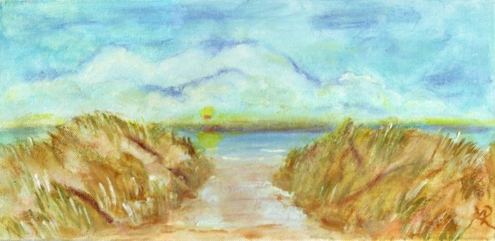 eine Ansicht von der Insel Hiddensee
