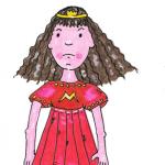 Illustration zum Kinderbuch "Die traurige Prinzessin" / Manuela Rehahn