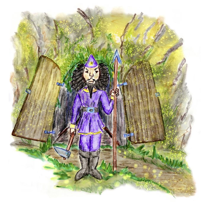 Illustration- Kinderbuch / Der Junge aus dem Wald