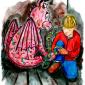 Illustration for the children's book "Fynn and the little dragon" / Manuela Rehahn