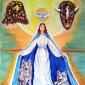 Maria with wolves...