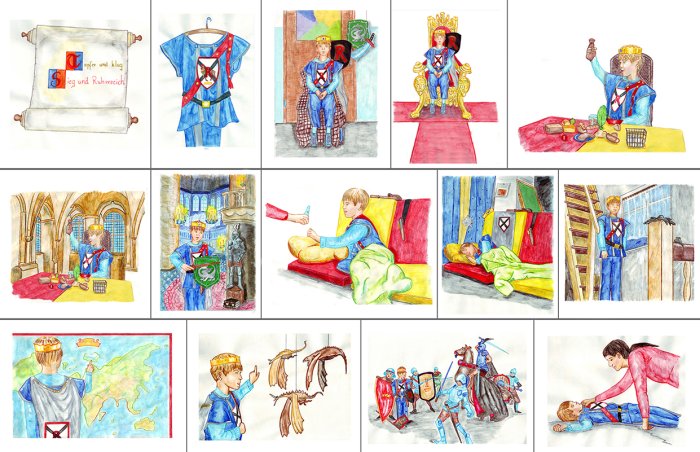 Illustrationen zum neuen Kinderbuch 