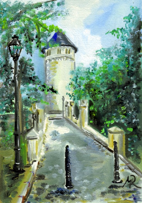 Bergfried und Brücke  / Schloß Osterstein / 30,-€
