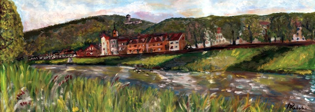 Frühling an der Elster